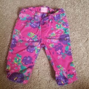 Children's Place Floral Print Stretch Jeans